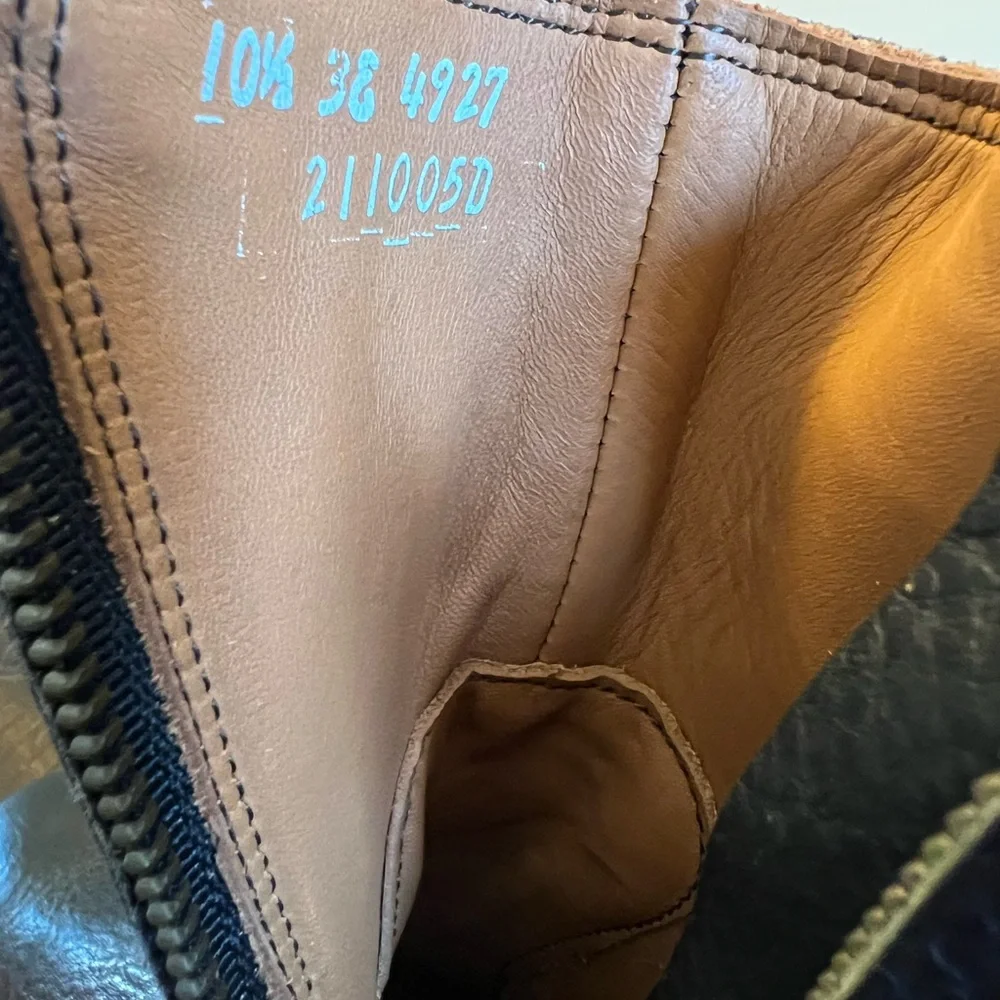 Allen Edmonds Discovery Chelsea Leather Moto Zip Up Boot Sz 10.5 (4927) $445